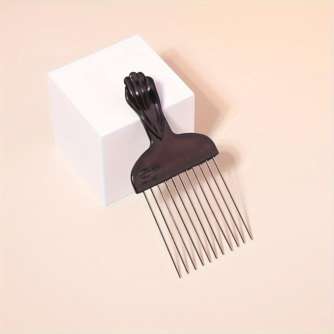 Brosse Cheveux Bouclés - CurlStylingSet™ - Rose avec Peigne - Afro Adoré