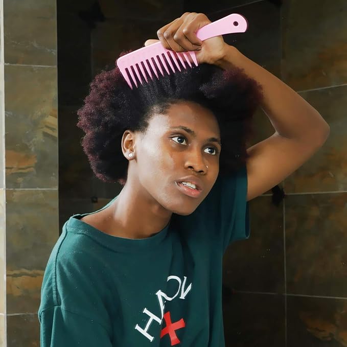 Peigne Afro - TwistTamer™ - Rose - Afro Adoré