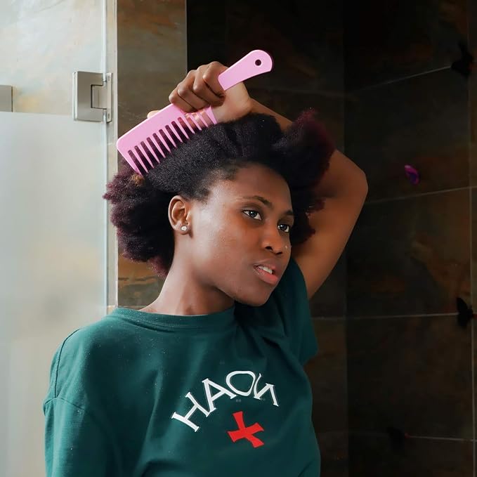 Peigne Afro - TwistTamer™ - Rose - Afro Adoré